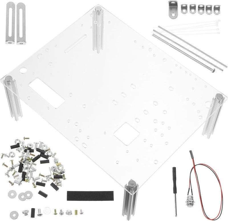 حامل قوس حاسوب مفتوح شفاف لحقيبة Mini Micro ATX لاختبار الأجهزة منصة عمل محمولة - Image 1